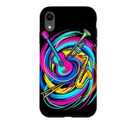 Carcasa para iPhone XR Instrumentos Musicales Flautista Retro