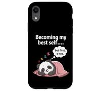 Carcasa para iPhone XR Introvertido Divertido convirtiéndose en mi Mejor yo Pero Primero una Siesta
