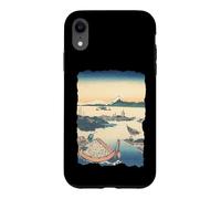 Carcasa para iPhone XR Isla Tsukuda en Musashi Hokusai Vintage Retro Arte Japonés