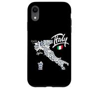 Carcasa para iPhone XR Italy Map Graphic Tees - Novelty tee Shirts & Cool Designs