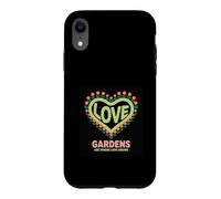 Carcasa para iPhone XR Jardines Corazón Diseño Floral - El Amor Crece