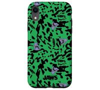 Carcasa para iPhone XR Jaws Green Shark Camo All Over Print