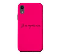 Carcasa para iPhone XR Je Ne Lamento Rien No me arrepiento de Nada