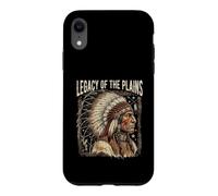 Carcasa para iPhone XR Jefe Guerrero Nativo Americano del Legado de Las llanuras