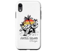 Carcasa para iPhone XR Jekyll Island Georgia Sea Turtle Preserve 70s Estilo Retro