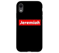 Carcasa para iPhone XR Jeremiah Nombre 90's Streetwear Fashion para Hombres Llamado Jeremiah