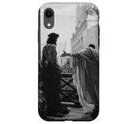 Carcasa para iPhone XR Jesucristo Arrestado Poncio Pilato Pintura Bíblica Negro