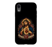Carcasa para iPhone XR Jesucristo Corazón Ten Misericordia Arte Devocional Católico Fe