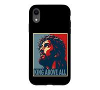 Carcasa para iPhone XR Jesucristo Rey sobre Toda Fe Cristiana