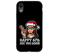 Carcasa para iPhone XR Jesús Feliz 67th B-Day Te Veo Pronto Divertido Partido sarcástico