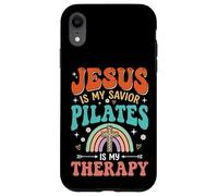 Carcasa para iPhone XR Jesus Is My Savior Pilates Is My Therapy