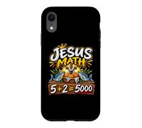 Carcasa para iPhone XR Jesús Matemáticas 2 Peces 5 Panes Alimentan La Biblia Milagrosa 5000