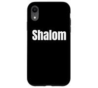 Carcasa para iPhone XR Jewish Hebrew Faith Phrase Design Shalom Chai