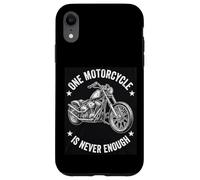 Carcasa para iPhone XR Jinete de Motocicleta Una Motocicleta Nunca es Suficiente