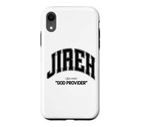 Carcasa para iPhone XR Jirah God Provider Cristiano Hombres Mujeres niños aman a Dios & Jesús
