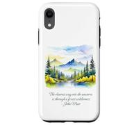 Carcasa para iPhone XR John Muir Cita El Camino más Claro en el Bosque del Universo