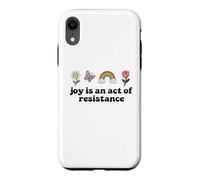 Carcasa para iPhone XR Joy is an Act of Resistance Rainbow Pride Month Human Rights