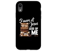 Carcasa para iPhone XR Juan 3:30 S'More Jesus Less of Me Christian Camping Camper