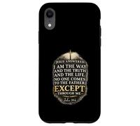 Carcasa para iPhone XR Juan Verso de la Biblia Fe Cristiana Jesús El Camino Verdad Vida