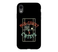 Carcasa para iPhone XR Juego de Palabras de Tenis Crisis en la cancha