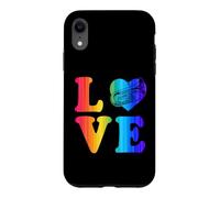 Carcasa para iPhone XR Jugador Tuba Amor Deletreado Corazón