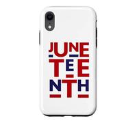 Carcasa para iPhone XR Juneteenth Is My Independence Day 1865 4 de Julio 4 Bandera de Estados Unidos