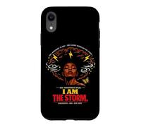 Carcasa para iPhone XR Juneteenth She Whispered I Am The Storm Women's Black History