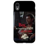 Carcasa para iPhone XR Jurassic Park Dr. Ian Malcolm Right All The Time