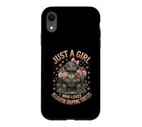 Carcasa para iPhone XR Just A Girl Who Loves Alligator Snapping Turtles