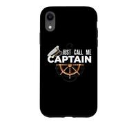 Carcasa para iPhone XR Just Call Me Captain - Boating Sailor - Anchor Boat Sailing