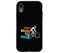 Carcasa para iPhone XR Just Enjoy The Gravel - Paseo en Bicicleta de Grava
