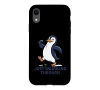 Carcasa para iPhone XR Just Waddling Through Cute Penguin Cartoon