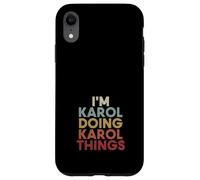 Carcasa para iPhone XR Karol Name Karol Personalized Name First Given