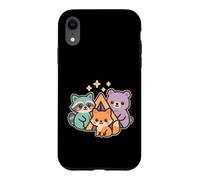 Carcasa para iPhone XR Kawaii Forest Camp Amigos