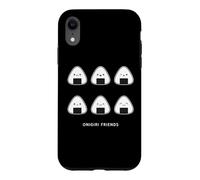 Carcasa para iPhone XR Kawaii Onigiri Friends Cute Japanese Rice Ball Personajes