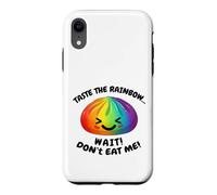 Carcasa para iPhone XR Kawaii Rainbow Dumpling Squishy Raviolo Divertido Cutie