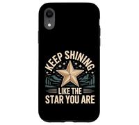 Carcasa para iPhone XR Keep Shining Like The Star You Are Optimism Mindset -