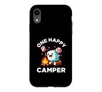 Carcasa para iPhone XR Kids One Happy Camper Baby Girl Marshmallow Camping