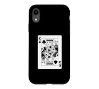 Carcasa para iPhone XR King of Spades Juego de Cartas Rey de Picas