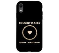 Carcasa para iPhone XR Kinky BDSM Bondage Shibari Cuerda Fetiche Arte