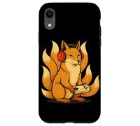Carcasa para iPhone XR Kitsune Gamer Japonés Vintage Anime Japón Ukiyo-e Retro