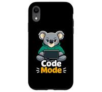 Carcasa para iPhone XR Koala Coder Modo Código Mascota Gráfico