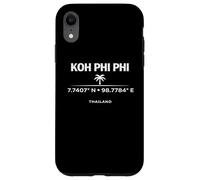 Carcasa para iPhone XR KOH Phi Phi Tailandia Coordina el diseño de Viajes de la Isla