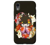 Carcasa para iPhone XR Kokeshi Doll Koi Fish Japonés Estética Amante