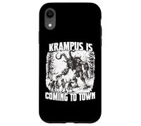 Carcasa para iPhone XR Krampus Tradición Perchtenlauf Kramperl Máscara Bad Santa