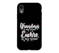 Carcasa para iPhone XR La Abuela es mi Nombre Euchre es mi Juego