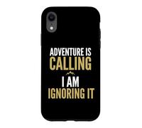 Carcasa para iPhone XR La Aventura está Llamando Lo Estoy ignorando Introvertido Hiker