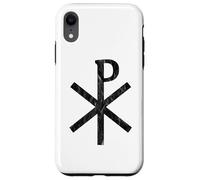 Carcasa para iPhone XR La Cruz Chi-Rho - Símbolo De Jesucristo - Vintage