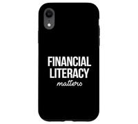 Carcasa para iPhone XR La educación financiera Importa