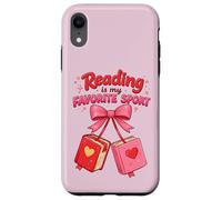 Carcasa para iPhone XR La Lectura de coquetas es mi Deporte Favorito para los Amantes de los Libros Lindos